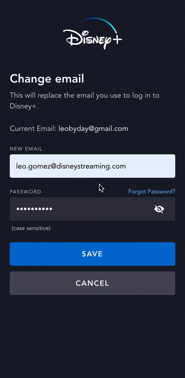 Disney+ mobile
